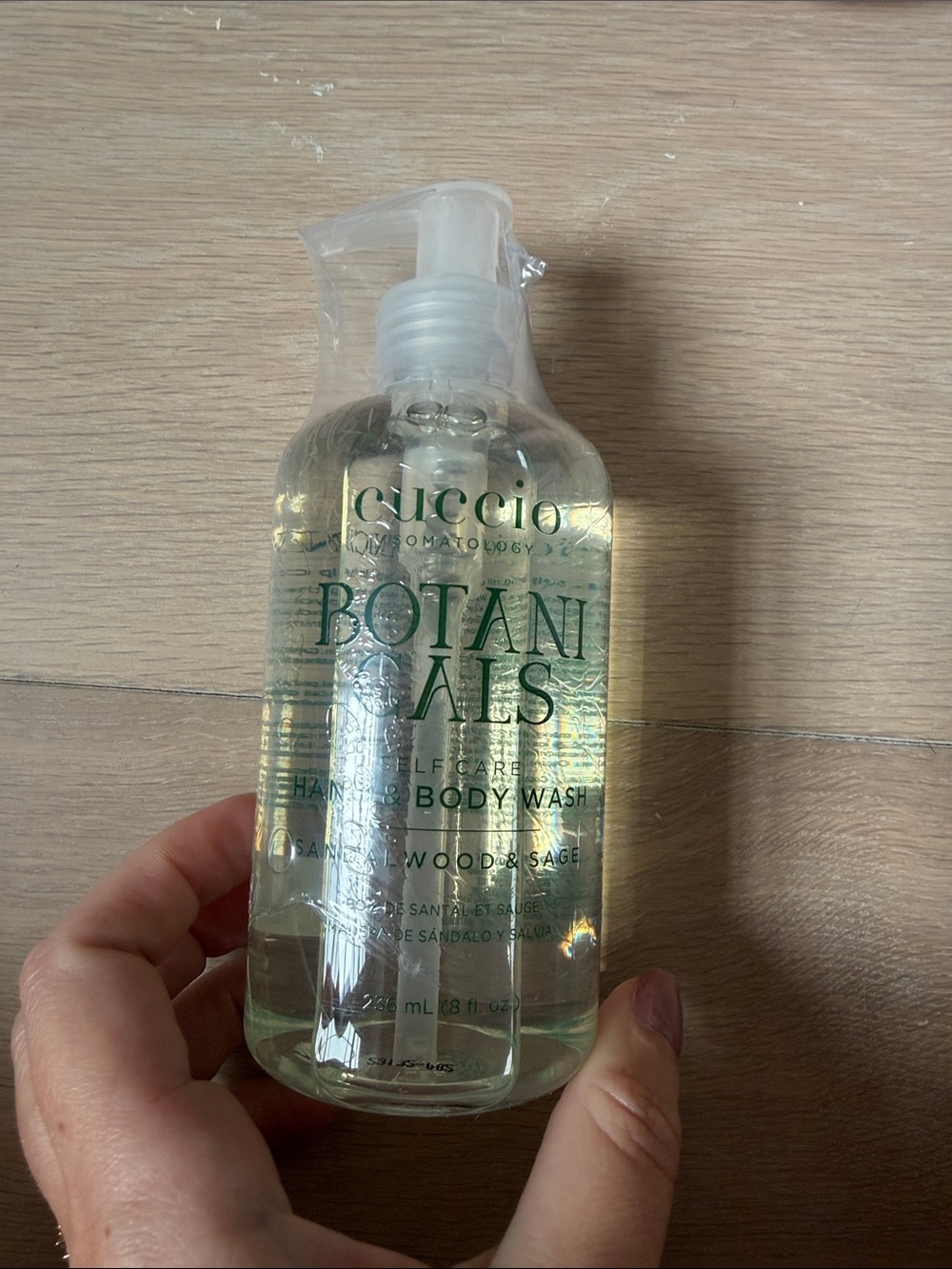 Cuccio Botanicals Hand & Body Wash - Clear